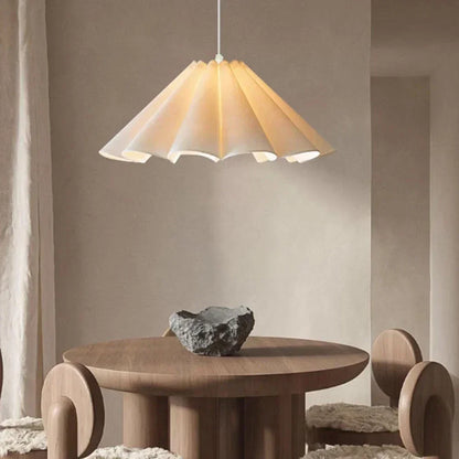 Lower Petals Cream Chandelier LED Indoor Pendant Lamp for Living Room Bedroom Dining Room Bar Simple Modern Lights