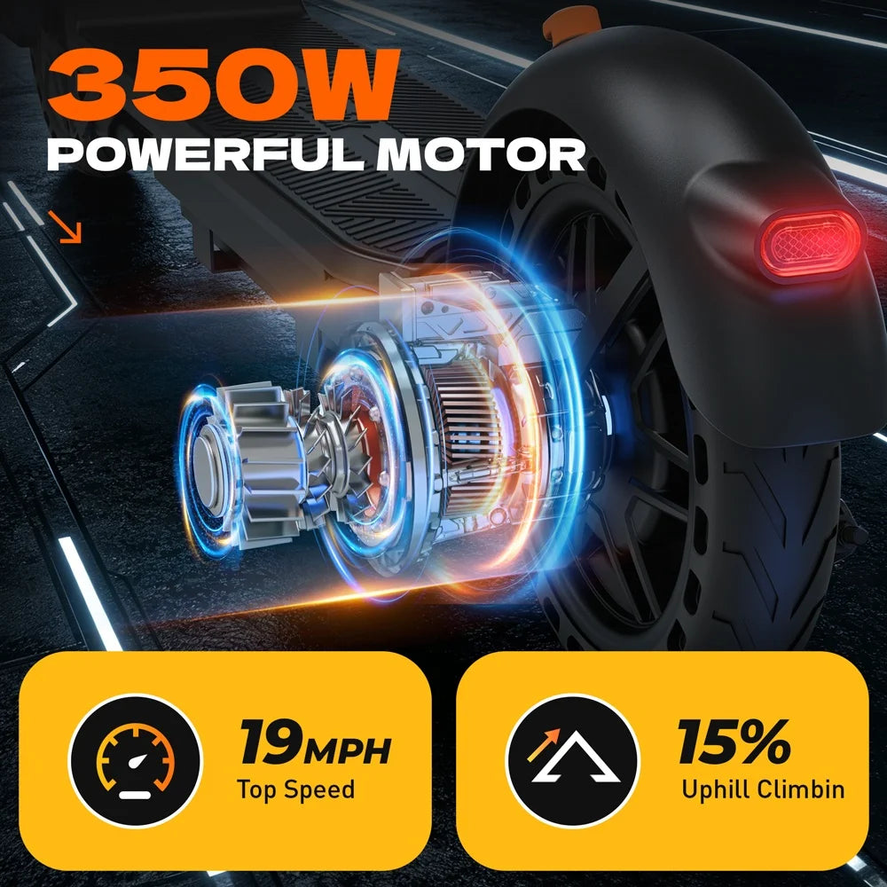 C8 Adult Electric Scooter 350W 15mph Max Speed 8.5 Inch Tire Foldable E Scooters 12Miles Max 36V 5.2AH US Stock Fast Delivery