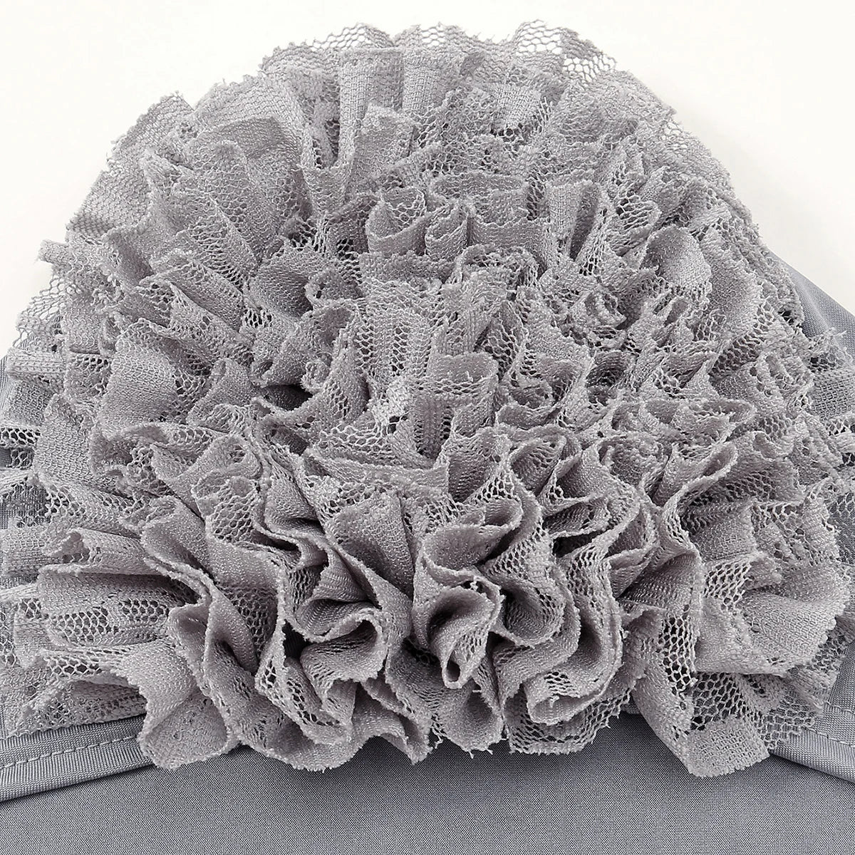 Muslim Under Hijab Cap Big Lace Flower Volumizer Scrunchie Muslim Inner Hijab Islamic  Turban Headwear Female Bonnet Accessories