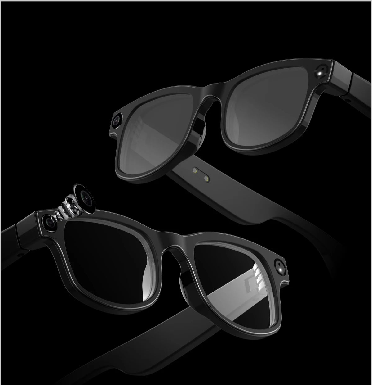 LIGE New Smart Glasses 500W Camera HD Video Recording Bluetooth Call Glasses AI Smart Translation Sunglasses WiFi Transmission