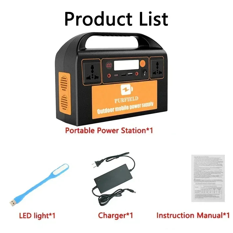 42000mAh/68000mAh Portable Power Station 150W/300W Outdoor Emergency Power Supply Power Bank Generator DC output Battery Charger