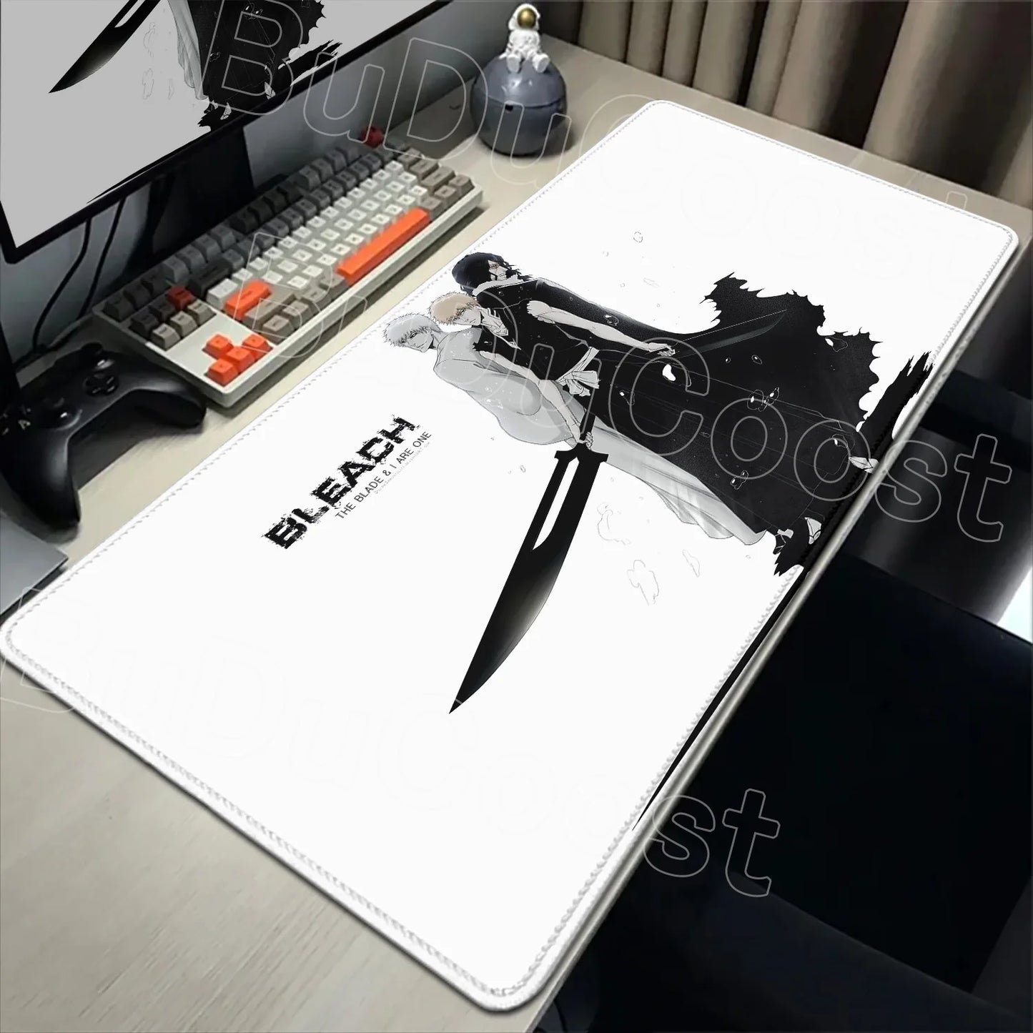 2026 New Anime HD Wallpaper Bleach Mouse Pad Laptop Gaming Keyboard Mat XXL Large 900x400mm Desk Mat Cool E-sports Mats Mousepad