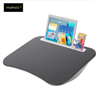 MUMUCC Multifunctional Laptop Desk With Cushion and Filled with Foam Particles, Small Pillow Table, Hard Mouse Pad Large