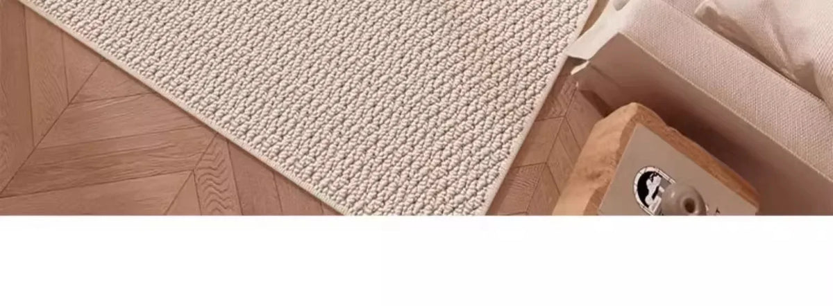 Solid Tone Faux Sisal Rug for Living Room Decoration Home Large Area Fluffy Non-slip Rugs Bedroom Dining Room Soft Mats Custom