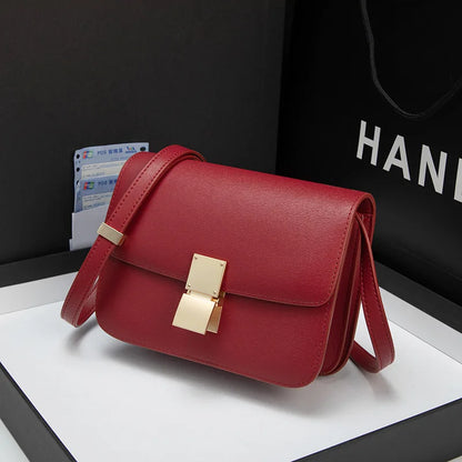 Luxury Designer Tofu Bags Square Bag One Shoulder Crossbody Bag Fashion Handbags Top Quality Genuine Leather Women's Bag Chic