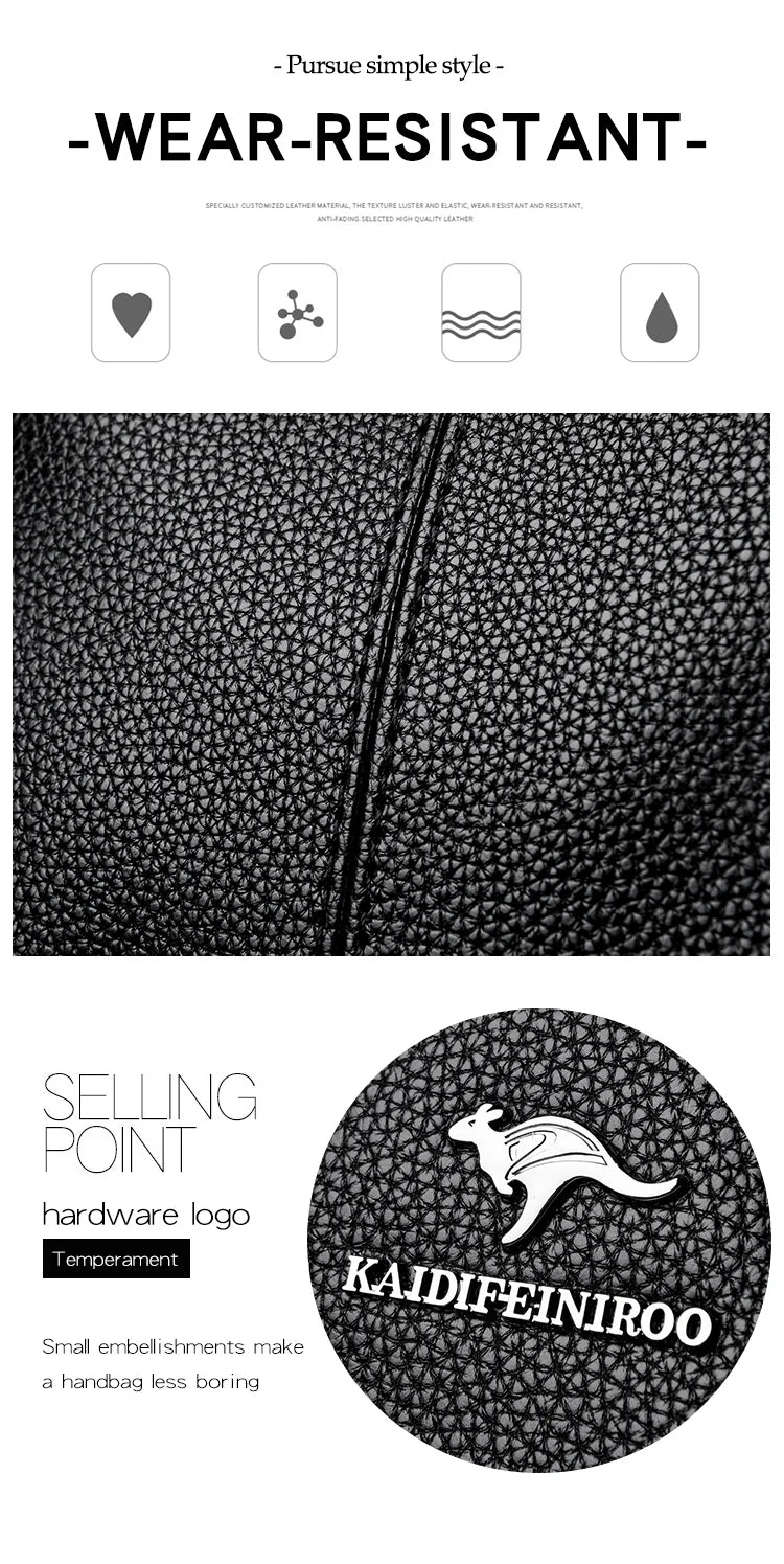High Quality Soft Leather Shoulder Crossbody Bags For Women Large Capacity Luxury Bag Brand Designer Casual Handbag Sac A Main