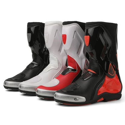 Motorcycle Boots Racing Off-road Shoes Creative Non-slip High-top Motorcycle Professional Waterproof Mountain Bike Boots