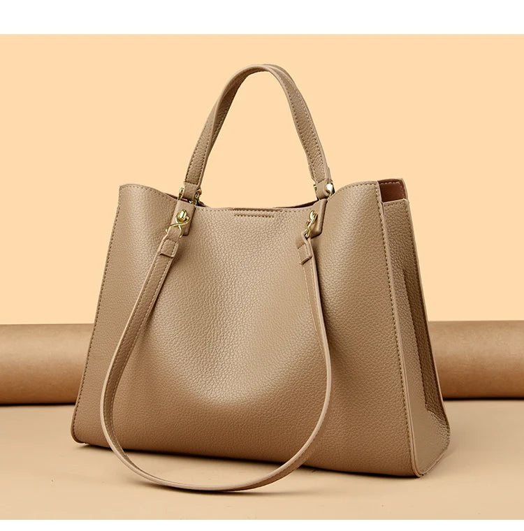 Genuine Brand Luxury Designer Women Bags High Quality Leather Shoulder Crossbody Messenger Tote Bag Large Handbag Purses