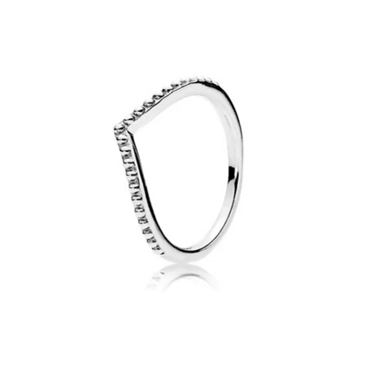 European New 925 Silver Heart-Shaped,Floral,Square Ring Suitable for Exquisite High-Quality Jewelry for Women at Wedding Parties