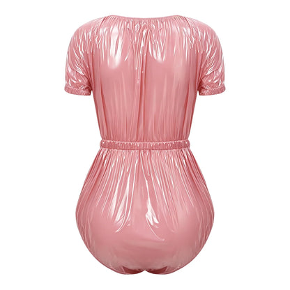 Women Men Washable Diaper Cover Sleeveless Waterproof Bodysuit Swimwear Clubwear Elderly Alzheimer Bedridden Adaptive Clothing