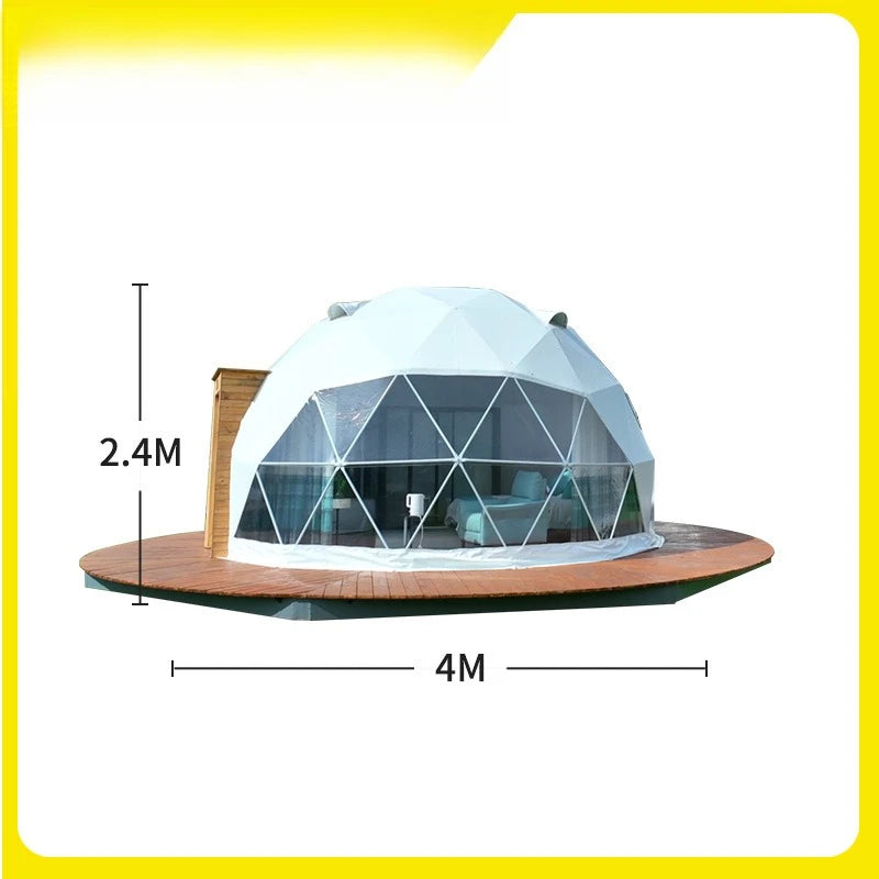 Outdoor Activities Advertising Exhibition Camping Starry Sky Spherical Tent House Hotel Camp Homestay Tent