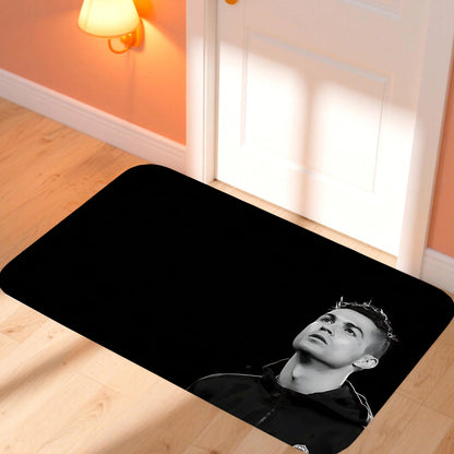 C-CristianoS R-Ronaldo CR7 Doormat Kitchen Rugs for Bedroom Front Door Mat Non-slip Pad Room Decoration Motorcycle Carpet Home