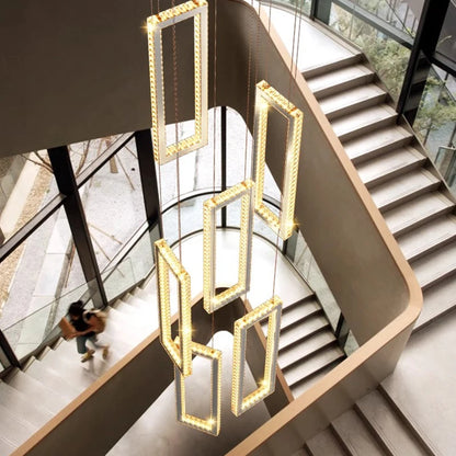 Modern home decoration salon lamps for living room smart crystal Pendant lights dining room indoor lighting
