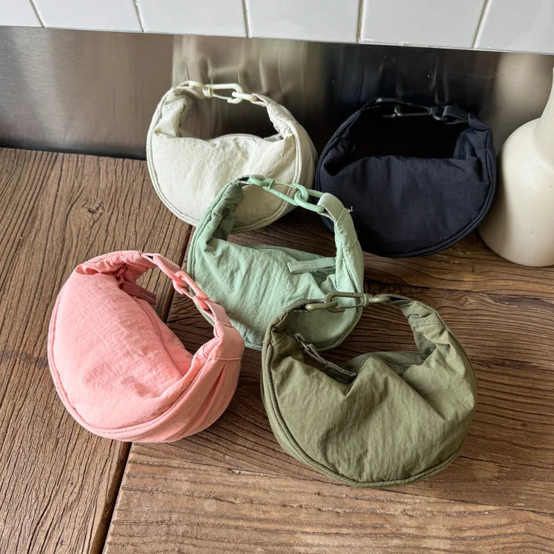 New Mini Women's Nylon Shoulder Bag Casual Sports Female Hobos Crossbody Bags Fashion Female Fanny Pack Purse Handbags