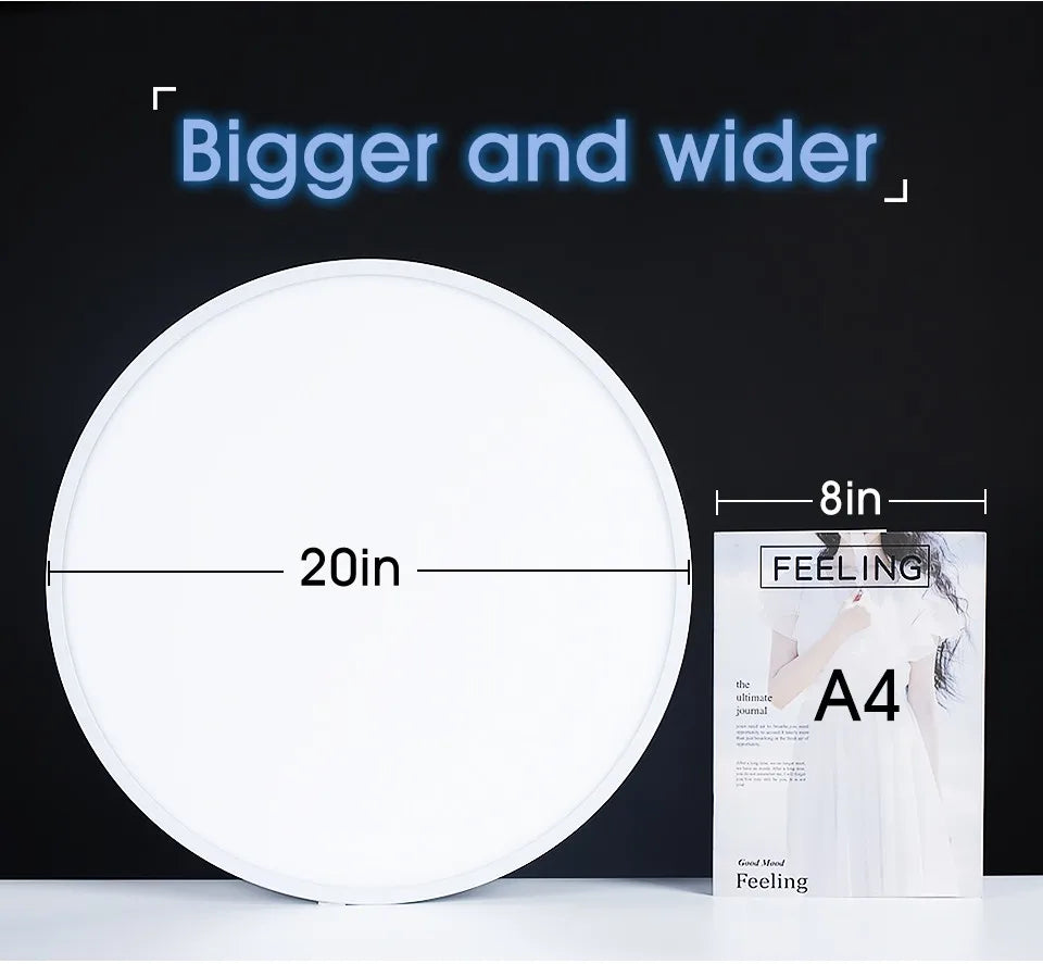 50CM Large Ceiling Lamp Smart APP/Remote Control Dimmable for Bedroom 48W Ceiling Lights AC 110/220V LED Lights for Living Room