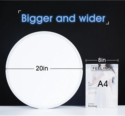 50CM Large Ceiling Lamp Smart APP/Remote Control Dimmable for Bedroom 48W Ceiling Lights AC 110/220V LED Lights for Living Room