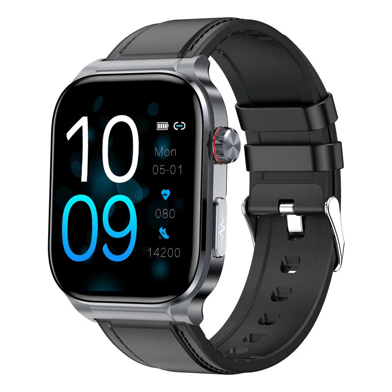 AMOLED Smart Watch ET588 Bluetooth Calling Sports Fitness Tracker Wristwatch ECG Health Monitoring SOS Men Women Smartwatch