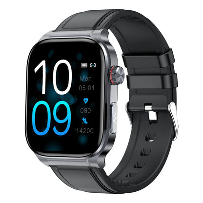 AMOLED Smart Watch ET588 Bluetooth Calling Sports Fitness Tracker Wristwatch ECG Health Monitoring SOS Men Women Smartwatch