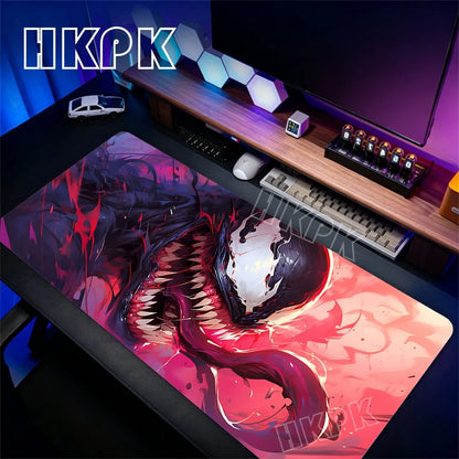 90x40cm Mouse Pad Gaming Large Dywan Gamer Keyboard HD Desk Mat Non-Slip Rubber Table Carpet Mousepad Venoms XXL For Computer