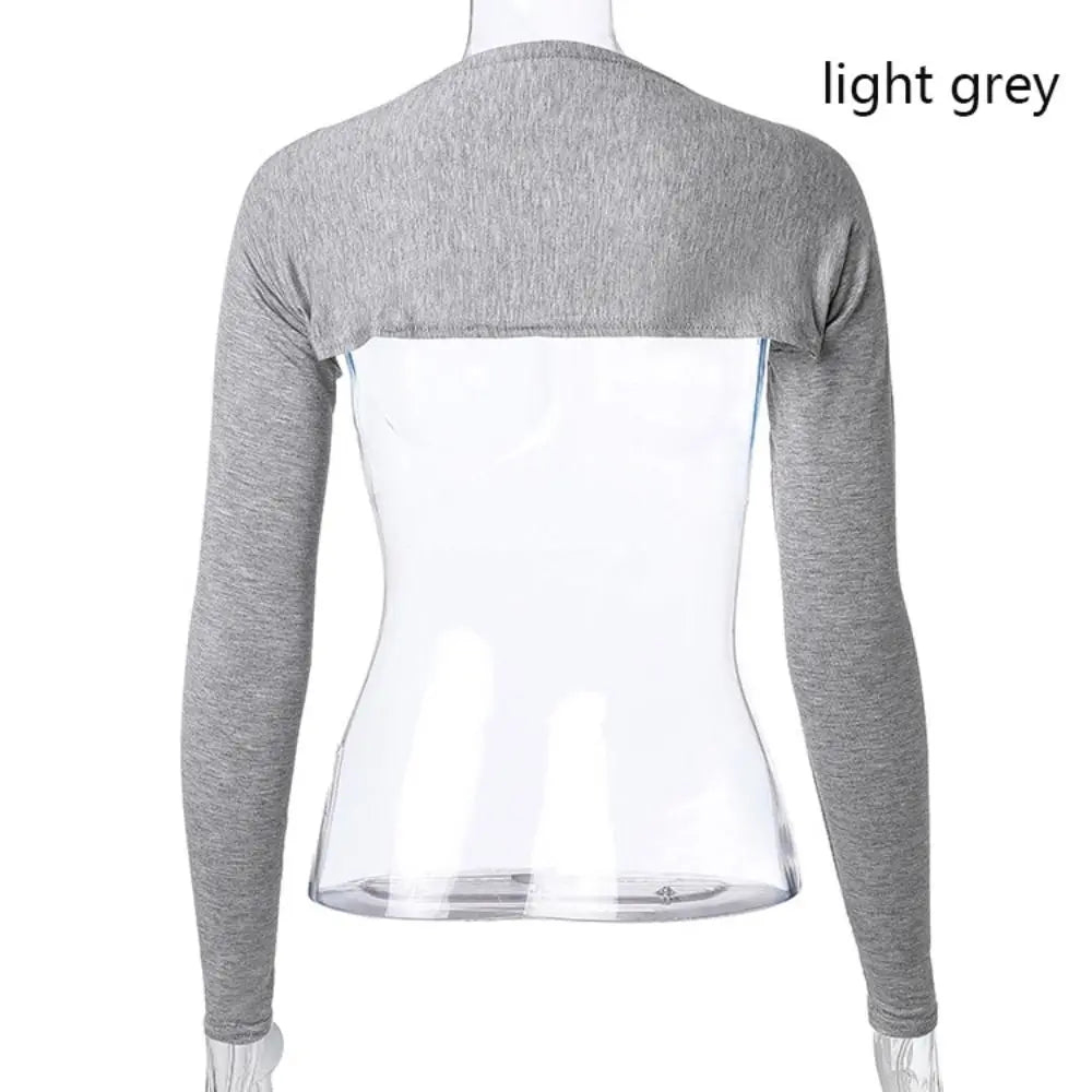 Undershirt Arm Sleeves Shawl Islamic Long Shoulder Sleeves Soft Modal Crop Top Stretchy Muslim Arm Cover Shrug Women