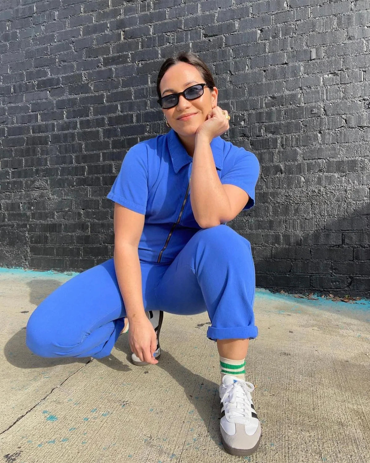 Summer Pocket Zipper Jumpsuit Women Fashion Pure Color Short Sleeve Jumpsuits For Women 2025 Casual One Piece Sets White