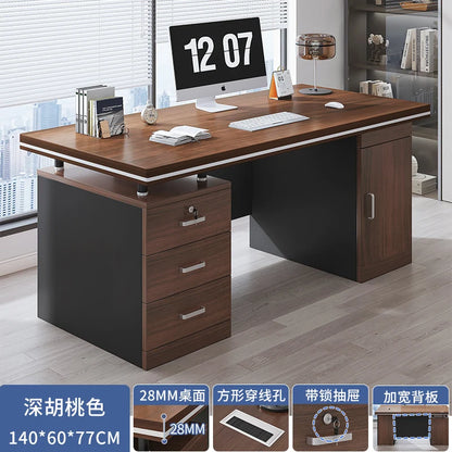 FG Display Luxury Office Desk Bedroom Reception Design Drawers Office Desk Unique Storage Universal Tavolino Postmodern Furnitur