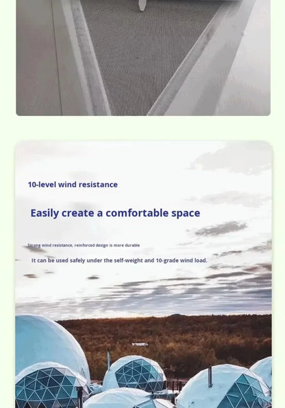 Large Geodesic Dome Tent Luxury Glamping Hotel Resort Tent Safari Accommodation Tent High Quality Factory Direct Supply