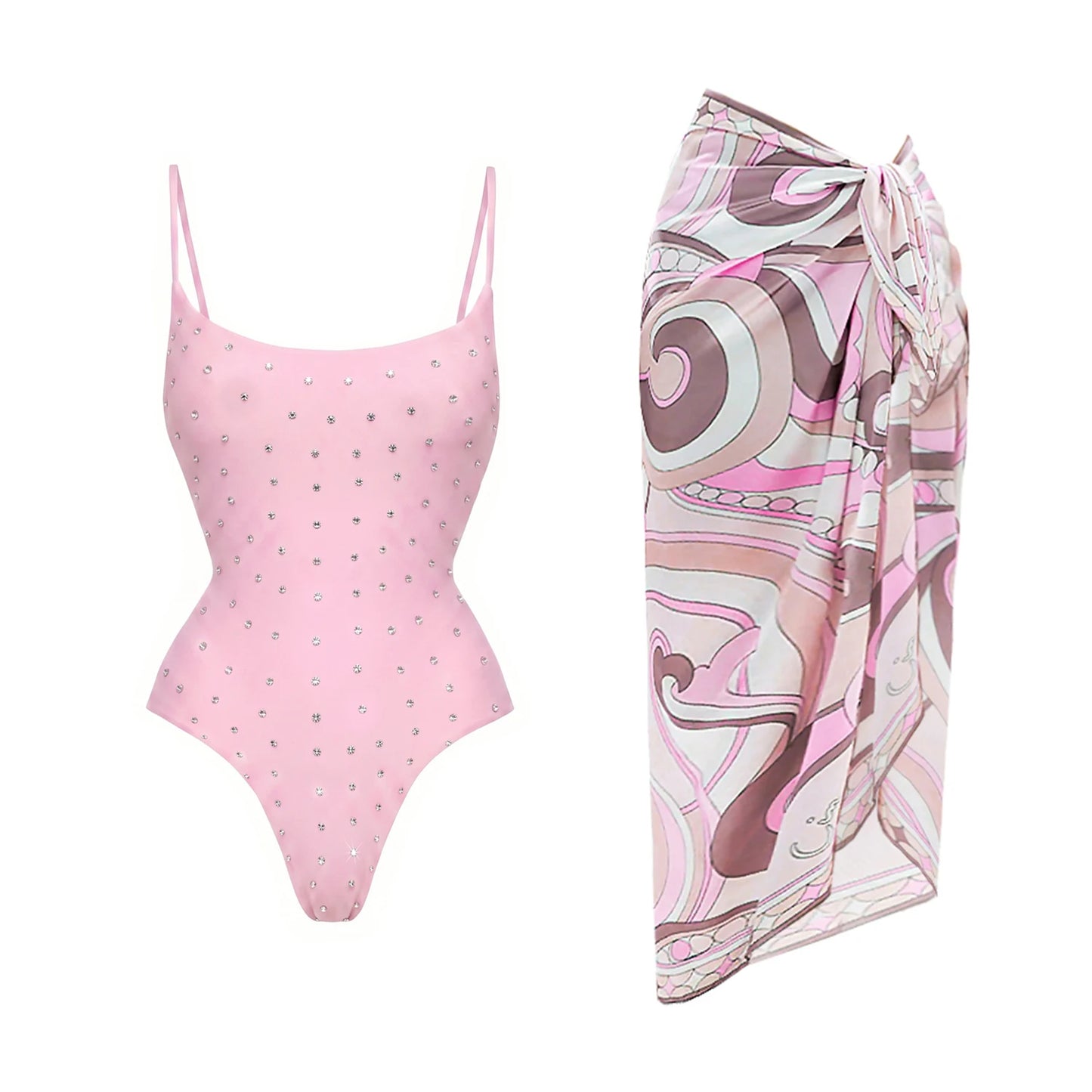 Bandeau Biquini With Cover Up Sexy Women Swimsuit 2026 New Swimwear Push Up Swim Suits Female Off Shoulder Bathingsuit Beachwear