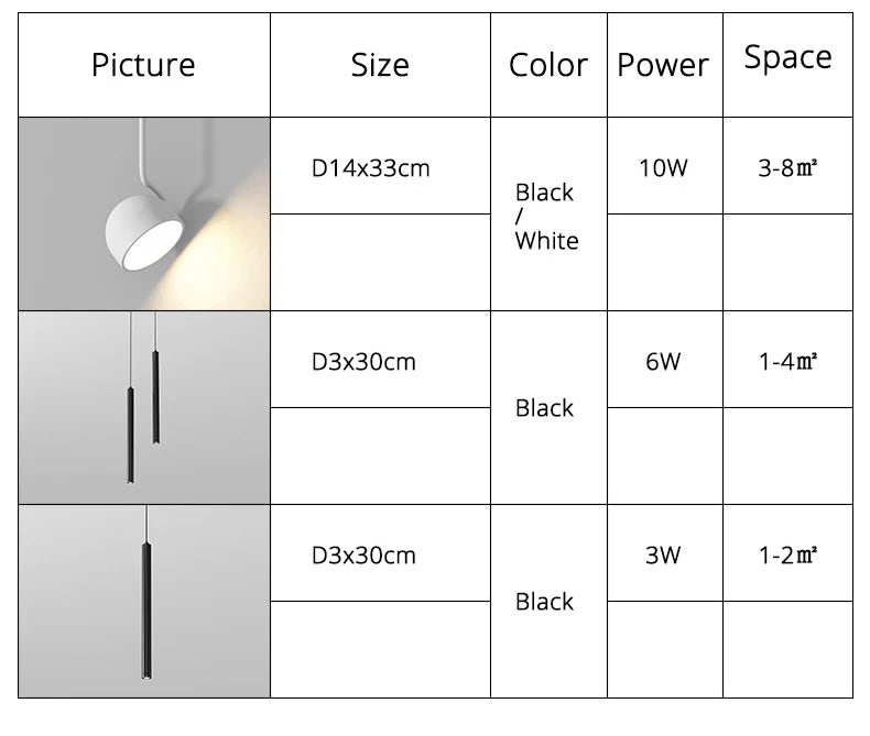 Dimming Simple Black White New LED Modern Pendant Lights Living Study Dining Room Bedroom Bedside Bar Loft Lamps Indoor Lighting