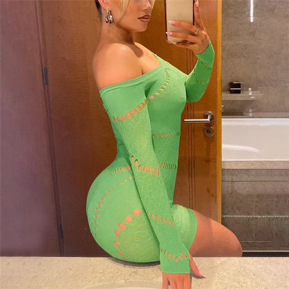 Women's Clothing Hot Jumpsuits Rompers Sexy  Mesh Rompers Playsuits High elastic Teddy porn bodysuit erotic dresses