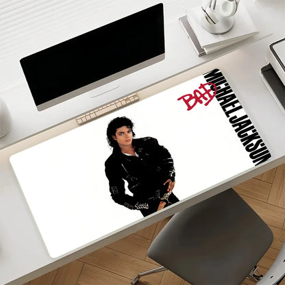 Singer M-Michael J-Jackson Mouse Pad Non-slip Rubber Gamer Balance Computer Mat Decoracion Deskmat Laptop Office Large