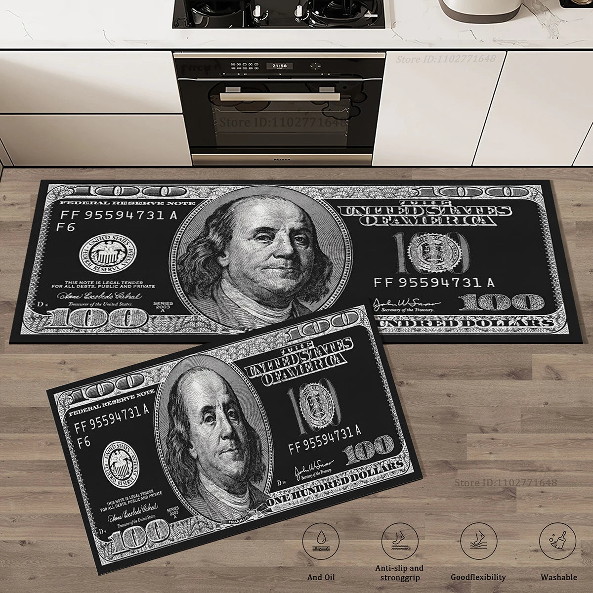 Living Room Dollar Luxury Kitchen Absorbent Foot Carpets Entrance Doormat Kawaii Rug Floor Mat Anti Slip Mat Home Hallway Decors