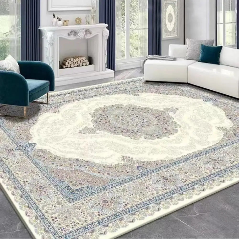 VIKAMA Bohemia Style Crystal Velvet Carpet Large Size Living Room Bedroom Non-slip Rugs Sofa Coffee Table Blanket Kids Room Mat