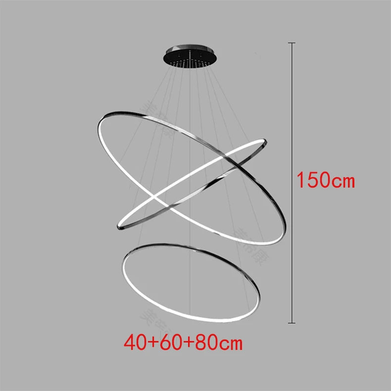 Nordic home decoration, stair chandelier, living room and dining room Pendant lights, ceiling light, indoor lighting