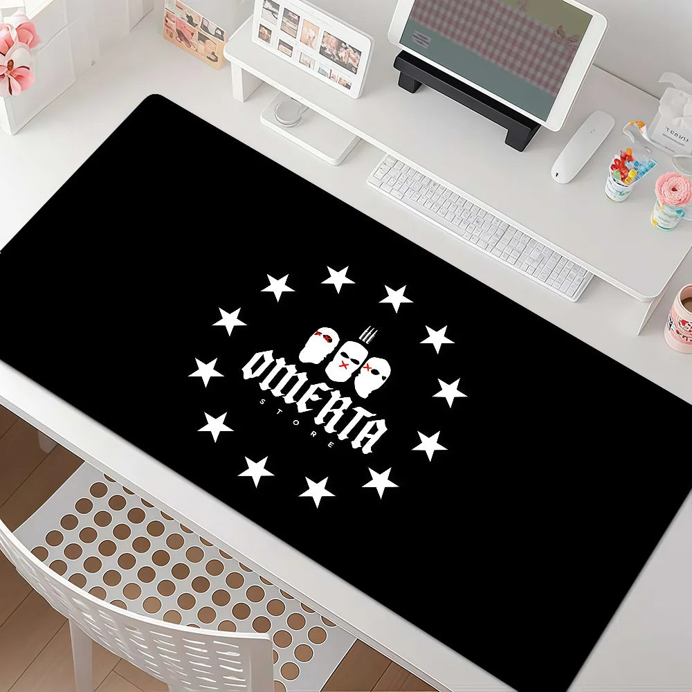 Singer O-OmertaS 47 Mouse Pad Square Office Gaming Desk Mat Waterproof Non-Slip Rubber Decorative