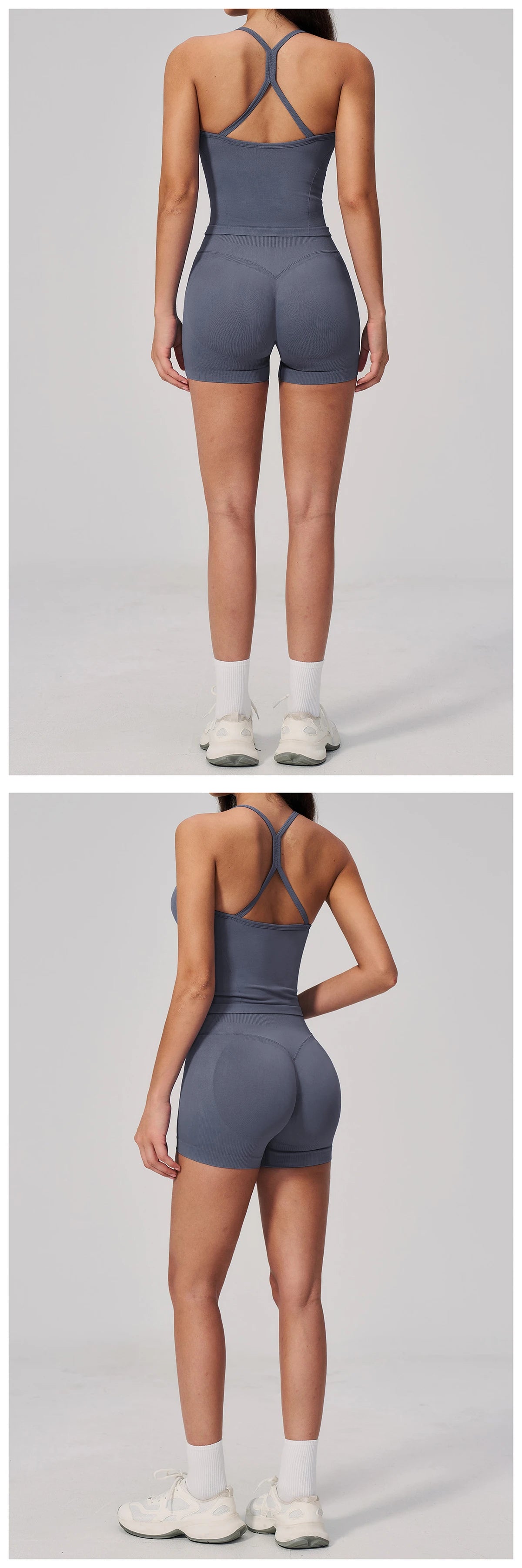 Fitness Suit 2PCS Women's Tracksuit Yoga Set Sports Outfits Gym Clothes Running Push Up Sportswear Female Workout Yoga Clothes
