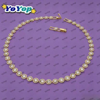 Best Seller 2026  Original Crystal  Round  Jewelry Set,Necklace Earring Bangle,Light luxury Elegant High-end Wedding Jewelry Set