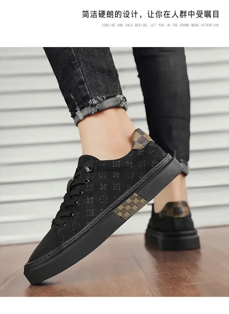 Men Skateboarding Shoes Platform Tennis Gym Sport Sneakers Luxury Design Skateboard Flats Sneakers Outdoor Walking Shoe For Male