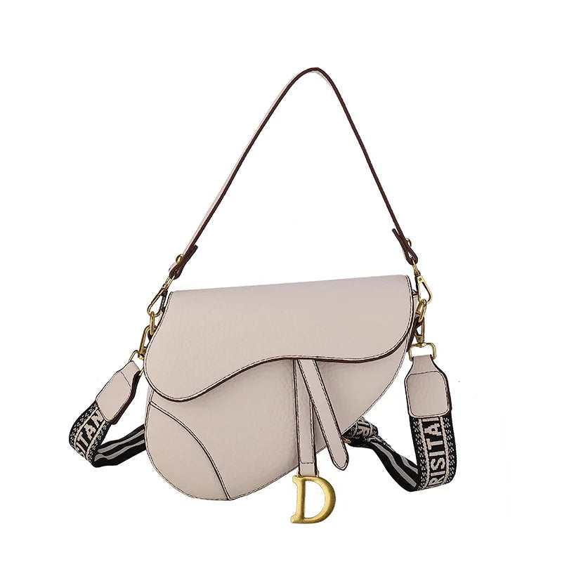 IMJK 24*20*6cm Hot Selling Light Luxury Underarm Saddle Bag, New Niche Design, Casual Shoulder Crossbody Bag Bags