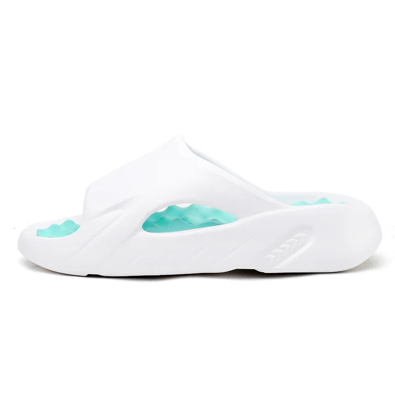 Men Massage Slippers Indoor Outdoor Sandals Beach Casual Shoes Comfortable Soft Slides Flip-flops Men's Sandals Big Size 46 47