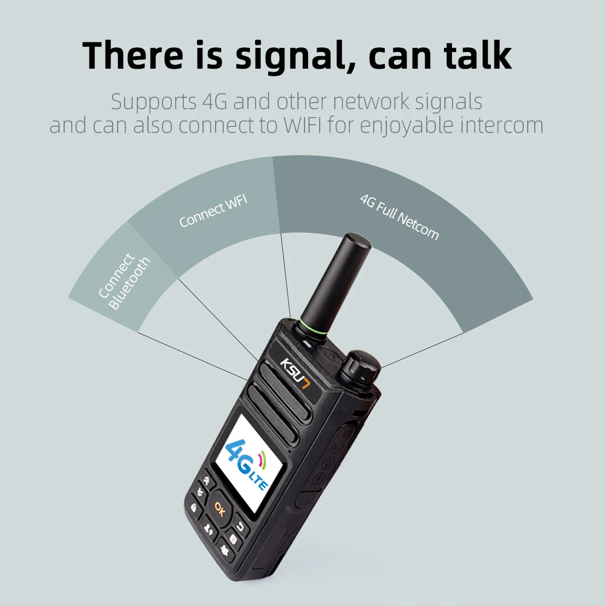 KSUT ZL10 Zello Walkie Talkie 4g Radio Work With Sim Card Blue Tooth Long Range Two Way Radio Walkie Talkie Profesional Powerful
