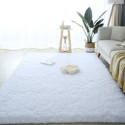 White Fluffy Hall Carpet Modern Living Room Bedroom Home Decor Large Mats Thickened Non-Slip Girl Children's Room Pink Furry Rug