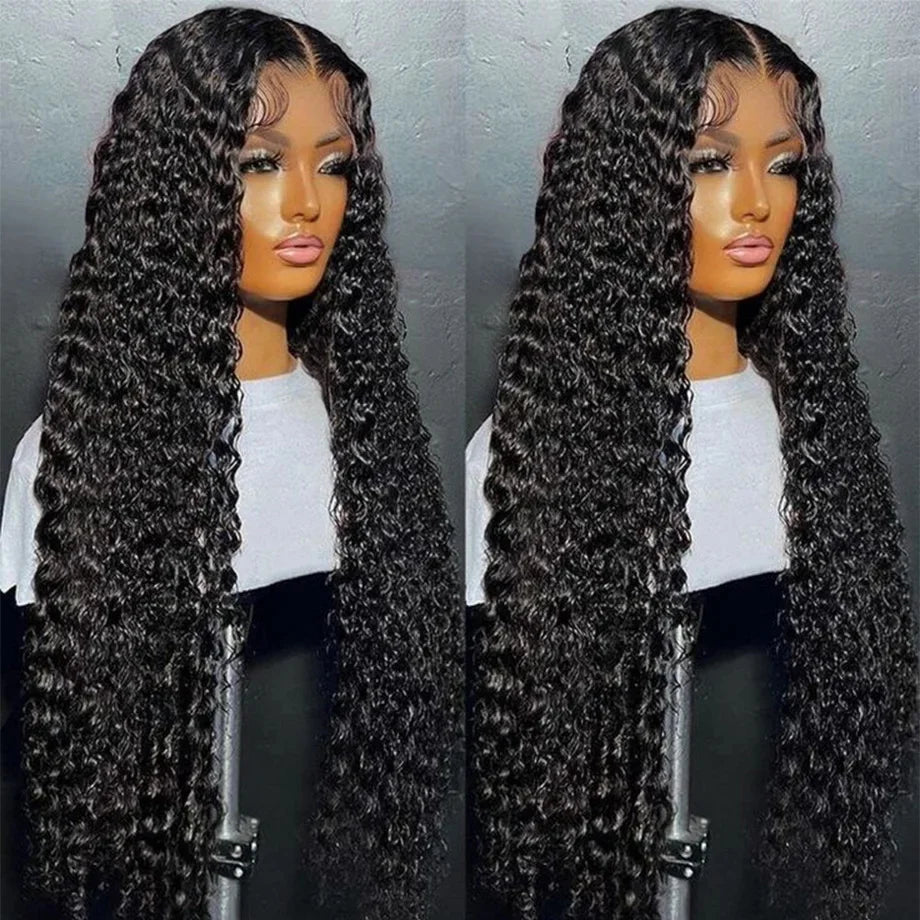 13x4 Deep Wave Lace Frontal Wig 13x6 Curly Hd Lace Front Human Hair Wigs For Black Women 360 Hd Lace Frontal Wigs 30 40 Inches