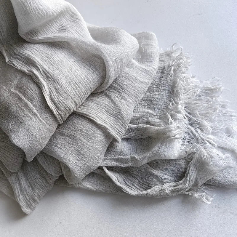 60 Color Cotton Crepe Shawl Headwraps Fashion Scarf Hijab For Women Veil Muslim Islam Hijab Cap Scarf For Muslim Shawl 200*90CM