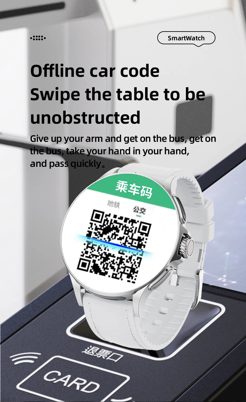VALDUS GT200 4G Smartwatch HD Camera Man Woman Video Chat Fingerprint Control 32GB Memory WIFI GPS Step Smart Watch For Android
