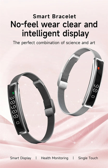 New Sports Waterproof Smart Band Bracelet Gesture Control Heart Rate Blood Oxygen Sleep Monitor Pedometer Screen Smartwatch 2026