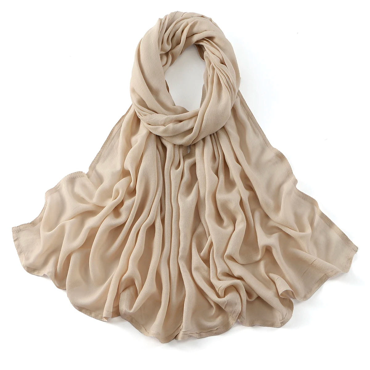 185*75cm Muslim Modal Hijab Rayon Cotton Shawls For Women Thin Plain Scarf Big Size Headscarf Islamic Turban Headband
