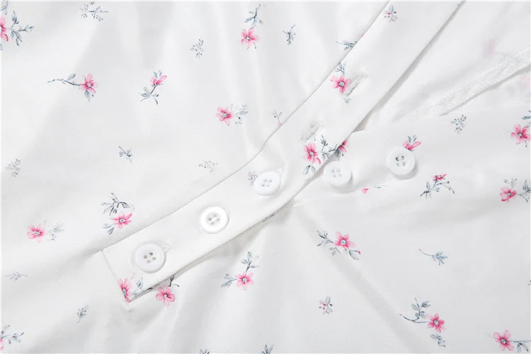 Kliou Casual Fashion Playsuits Woman Floral Print Button V-Neck Short Sleeve Skinny Stretch Summer Street Elegant Style Rompers