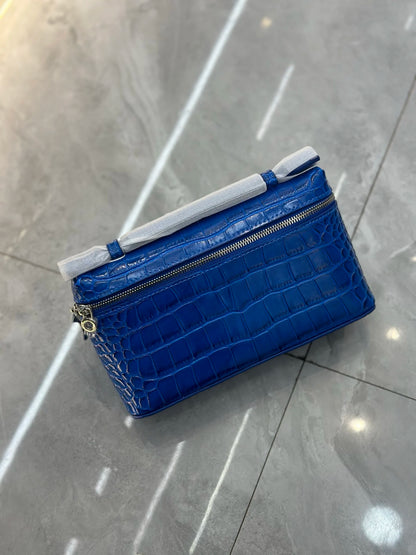 Shoulder Bag Handbag women Luxury Women's Crocodile Embossed Mobile Phone Handbag Brand New LP19 Genuine Leather Mini Small size