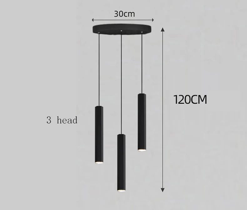 Modern home decor led lights pendant light lamps forstaircase Chandeliers for living room hanging light indoor lighting